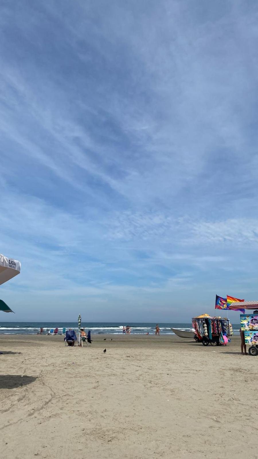 Apartamento Kit Net Pe Na Areia Praia Grande  Exteriör bild